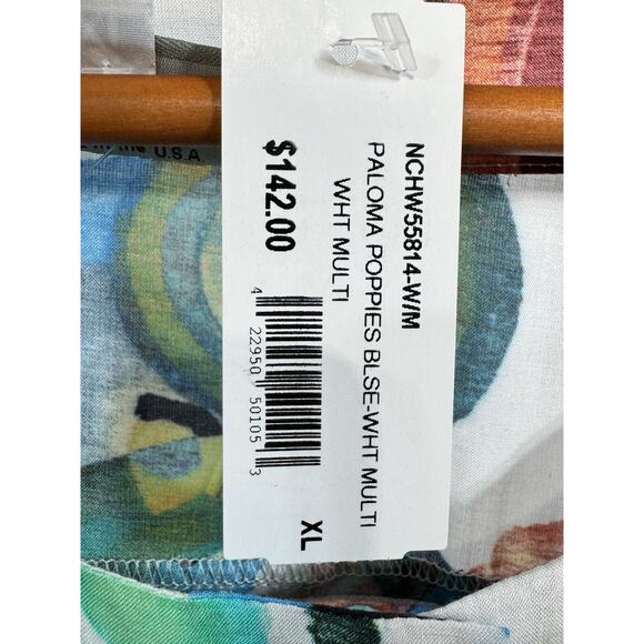 NICHE Nilgun Derman NWT Paloma Poppies Size XL Artsy Colorful - Picture 3 of 9